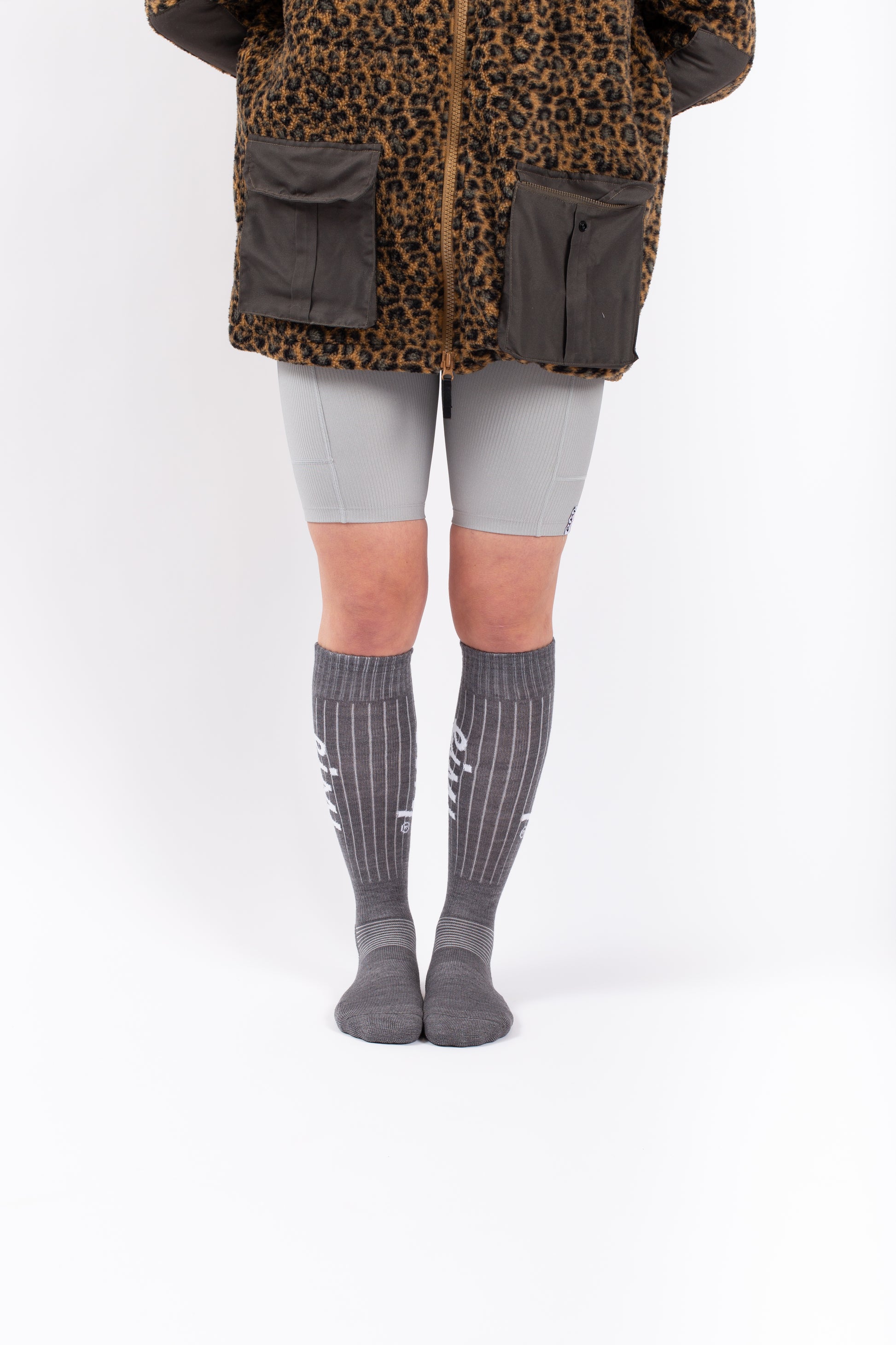 Eivy Rib Wool Socks Snowboard Grey Melange  (25)
