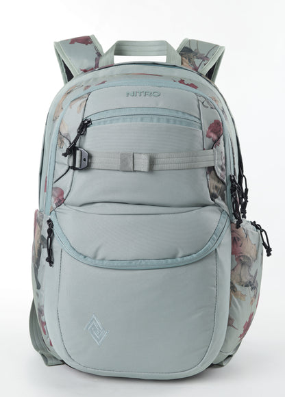 Nitro Future Hero 37 Liter Rucksack DEAD FLOWER Blumen Pack mit 17 Zoll Laptopfach
