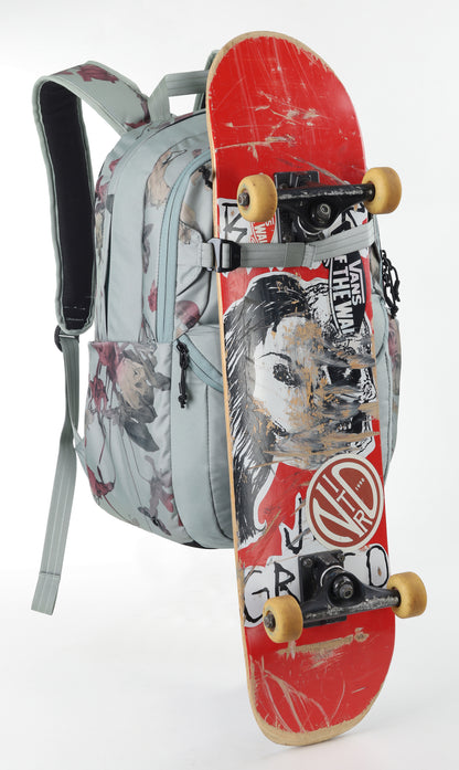 Nitro Future Hero 37 Liter Rucksack DEAD FLOWER Blumen Pack mit 17 Zoll Laptopfach