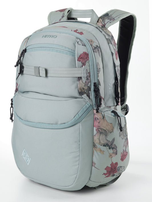 Nitro Future Hero 37 Liter Rucksack DEAD FLOWER Blumen Pack mit 17 Zoll Laptopfach