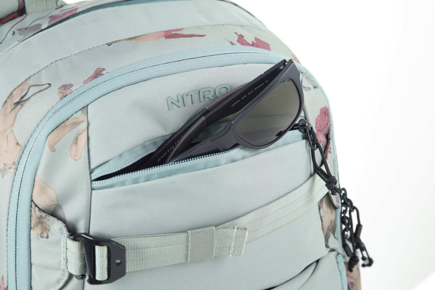 Nitro Future Hero 37 Liter Rucksack DEAD FLOWER Blumen Pack mit 17 Zoll Laptopfach