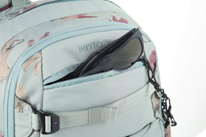 Nitro Future Hero 37 Liter Rucksack DEAD FLOWER Blumen Pack mit 17 Zoll Laptopfach