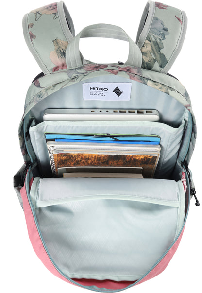 Nitro Future Hero 37 Liter Rucksack Woodrose Daypack mit 17 Zoll Laptopfach