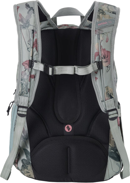 Nitro Future Hero 37 Liter Rucksack Woodrose Daypack mit 17 Zoll Laptopfach