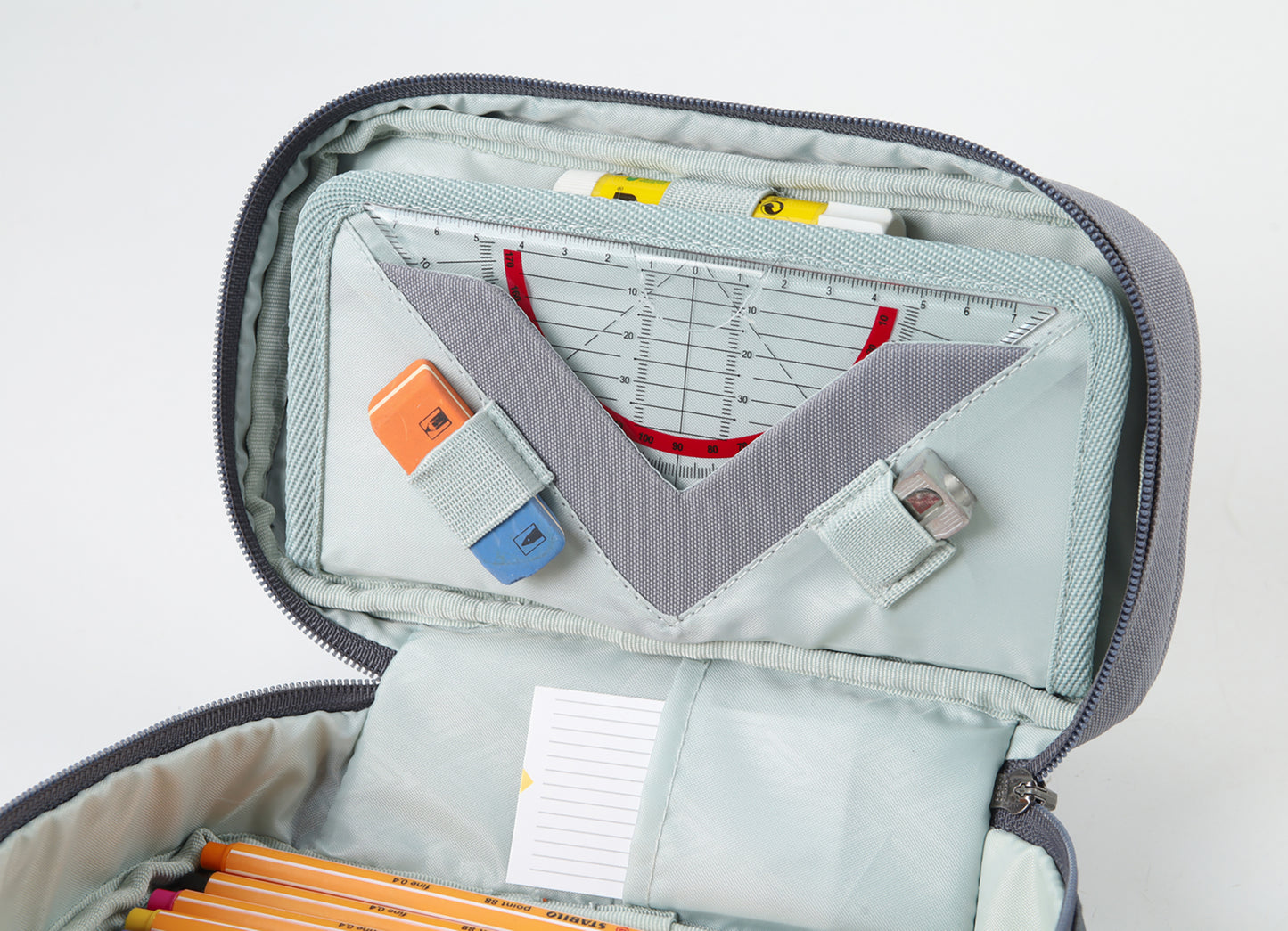 Nitro Pencil Case XL Federmäppchen für Schule GRAPHITE (Grau)