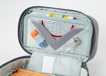 Nitro Pencil Case XL Federmäppchen für Schule GRAPHITE (Grau)