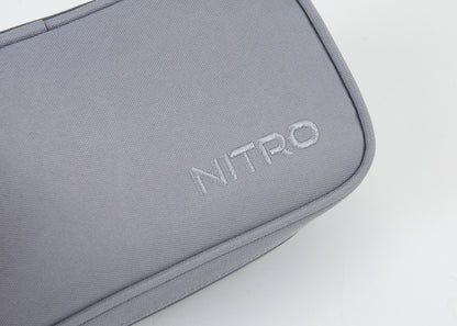 Nitro Pencil Case XL Federmäppchen für Schule GRAPHITE (Grau)