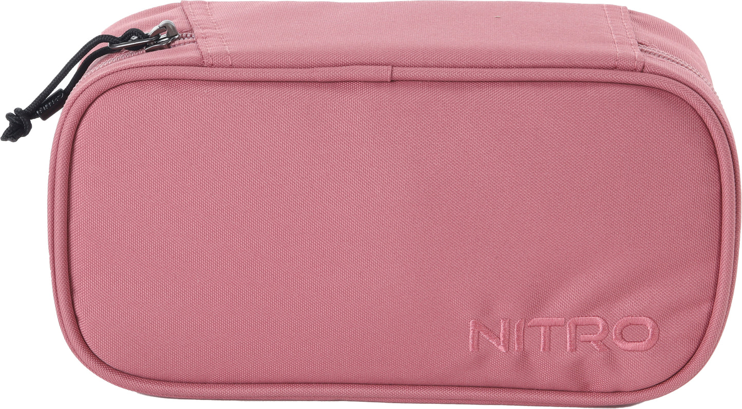 Nitro Schulrucksack Set PLUS Future Hero Woodrose – 5-teilig inkl. Pencil Case XL, Sportsack, Rain Cover & Reflektor