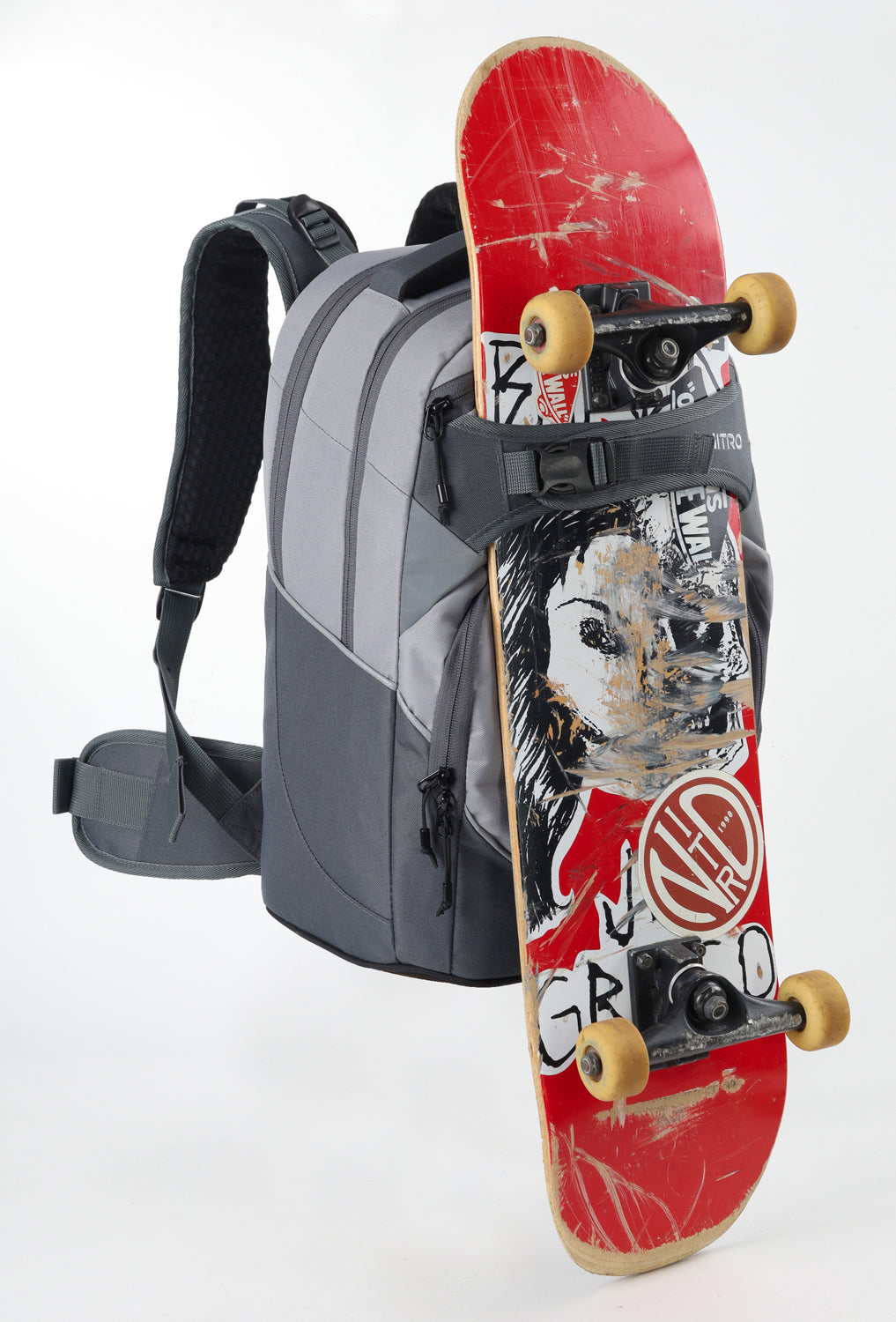Nitro Superhero 30L Rucksack Schulrucksack GRAPHITE