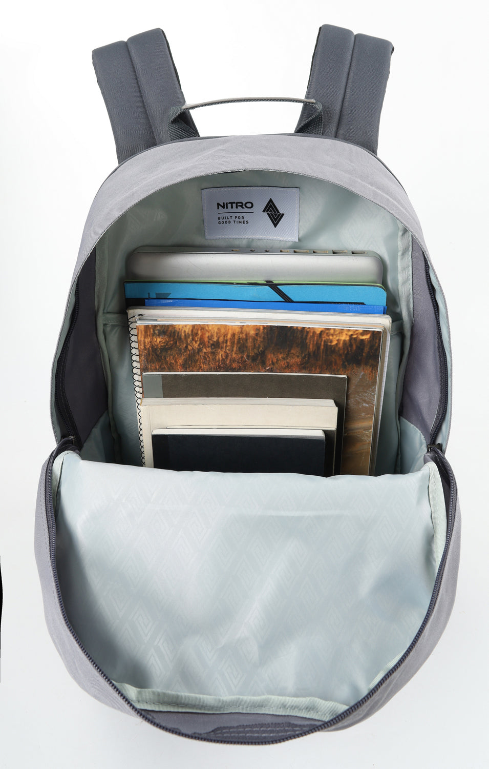 Nitro Urban Plus 28L Rucksack mit 15 Zoll Laptopfach GRAPHITE