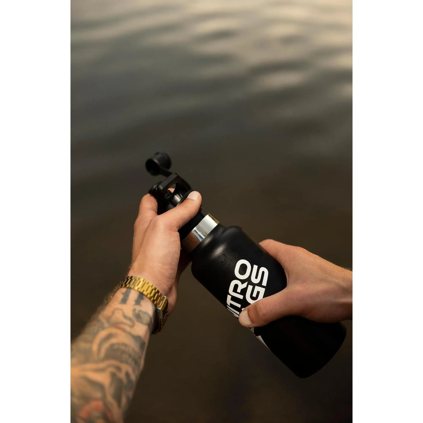 Nitro Bags X RIPURI Trinkflasche 600 ml Black