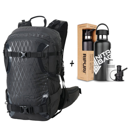 Nitro Slash 25 Pro X RIPURI SET Rucksack 25L für Touren- Snowboarder Phantom