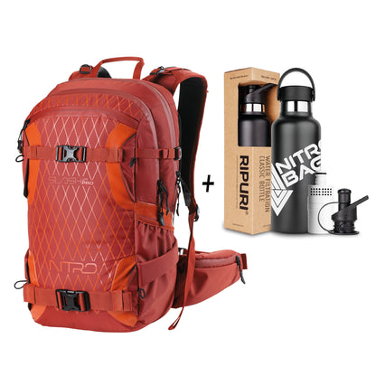Nitro Slash 25 Pro X RIPURI SET  25L Rucksack für Touren- Snowboarder Farbe: Supernova