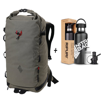 Nitro Splitpack 30L X RIPURI SET Rucksack für Tourengeher Waxed Lizard