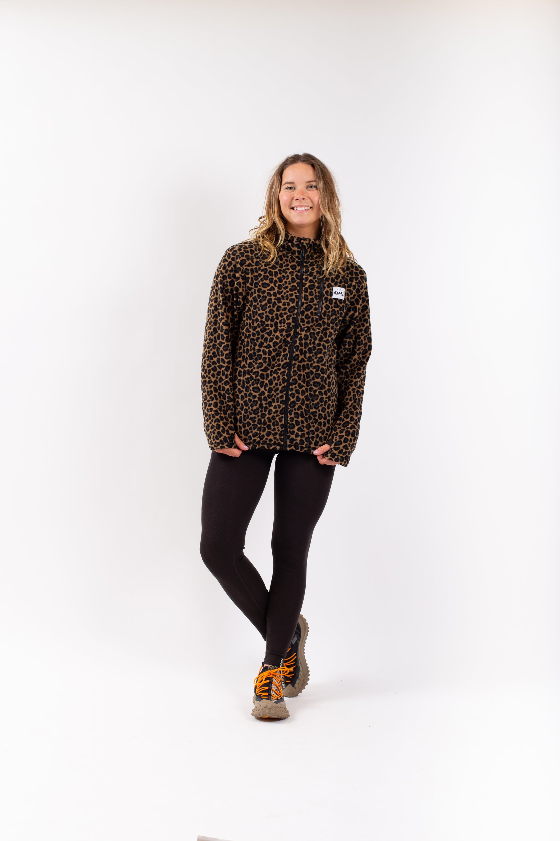 Eivy Techlight Ziphood Fleece Snowboard Leopard