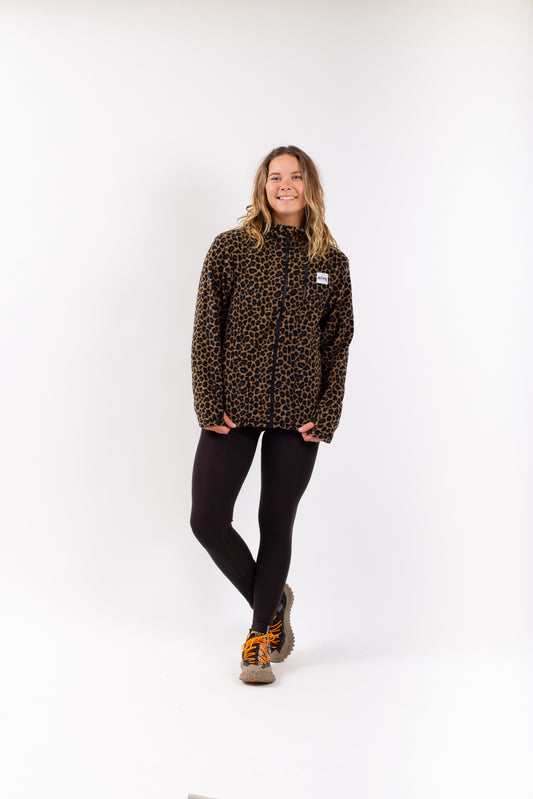 Eivy Techlight Ziphood Fleece Snowboard Leopard