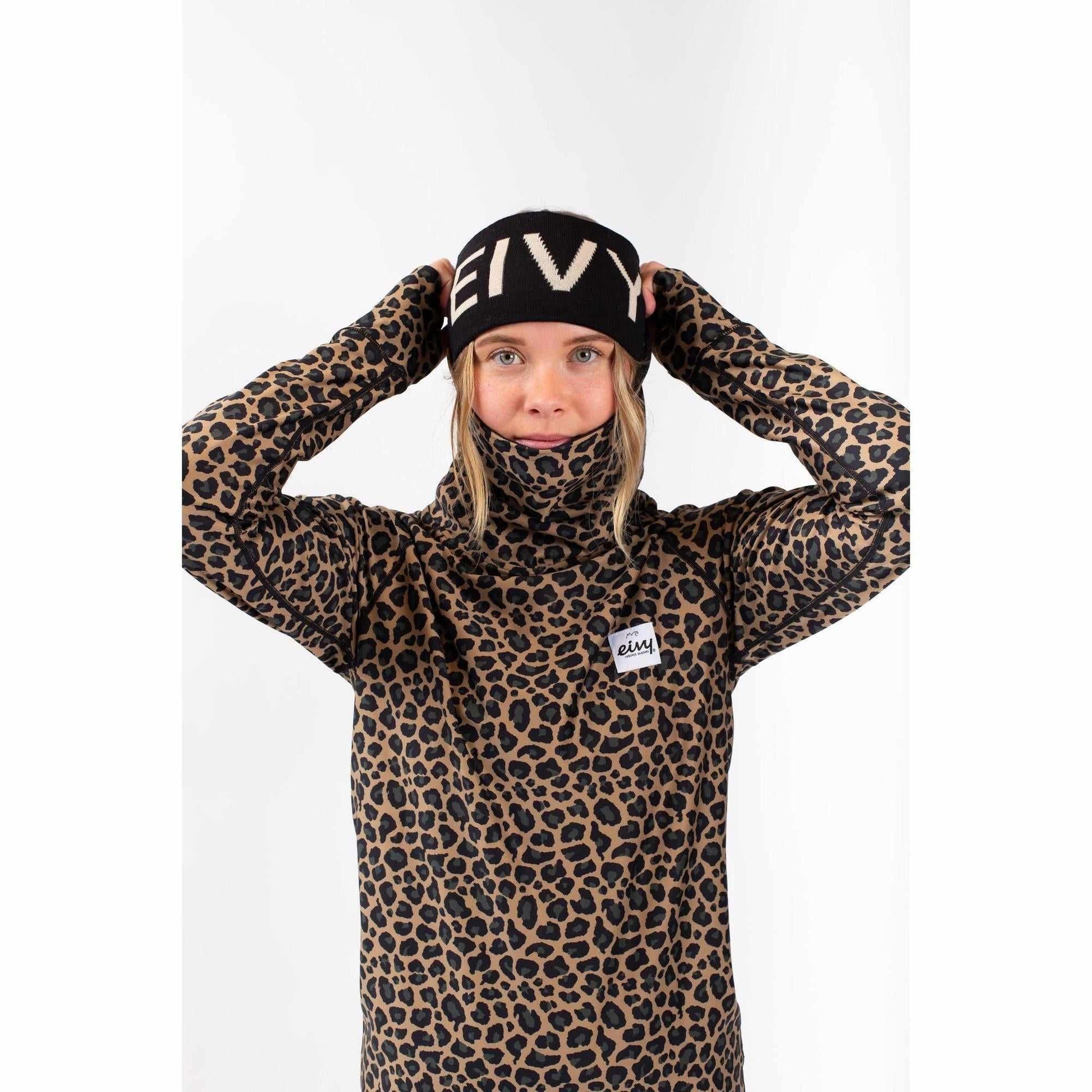 Eivy Throwback Knit Headband Snowboard Black