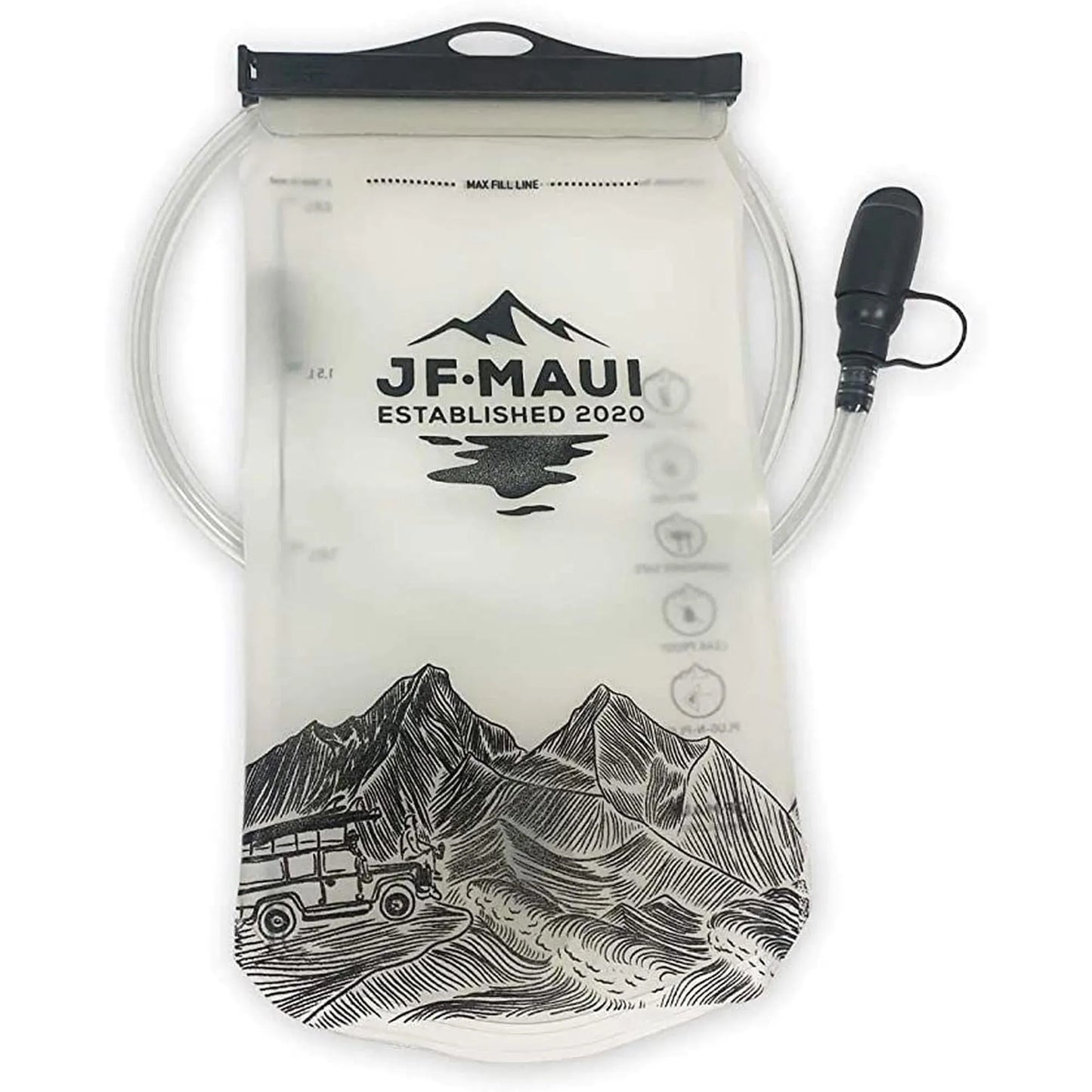 JF Maui 2L Trinksystem -Trinkblase für Rucksäcke