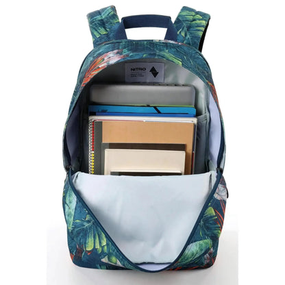 Nitro Urban Plus 28L Rucksack mit 15 Zoll Laptopfach Tropical