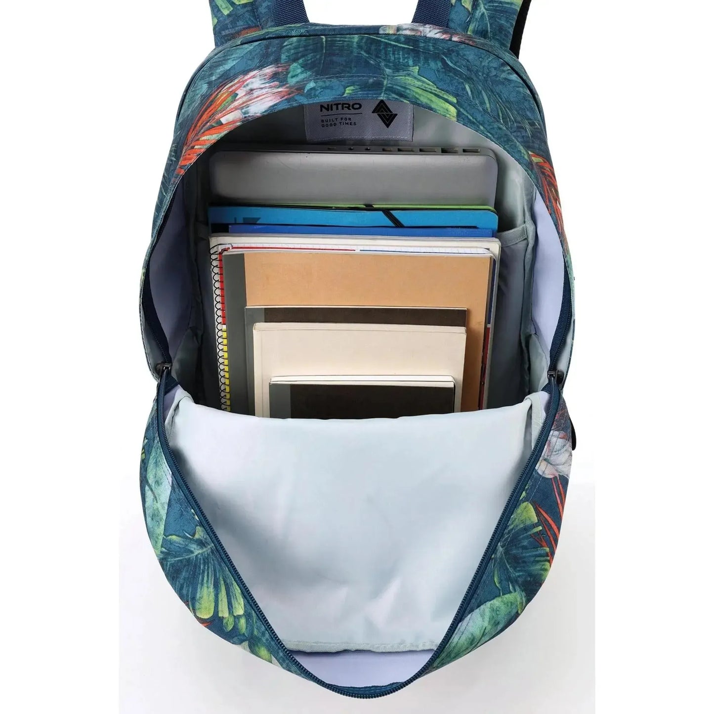Nitro Urban Plus 28L Rucksack mit 15 Zoll Laptopfach Tropical