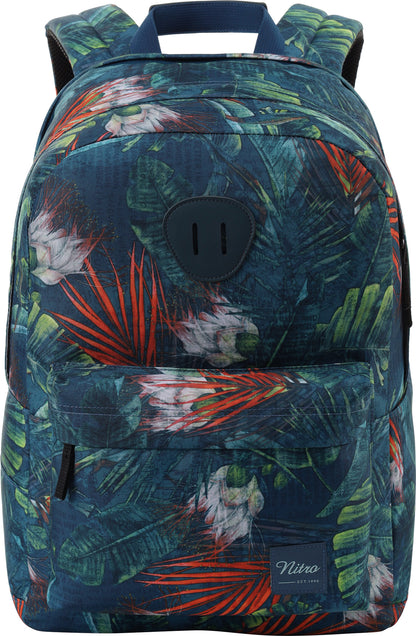 Nitro Urban Plus 28L Rucksack mit 15 Zoll Laptopfach Tropical