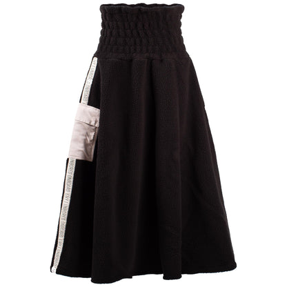 Eivy Valley Sherpa Skirt Black Damen Fleece Rock
