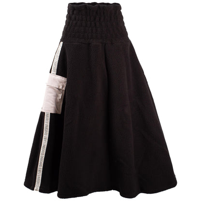 Eivy Valley Sherpa Skirt Black Damen Fleece Rock