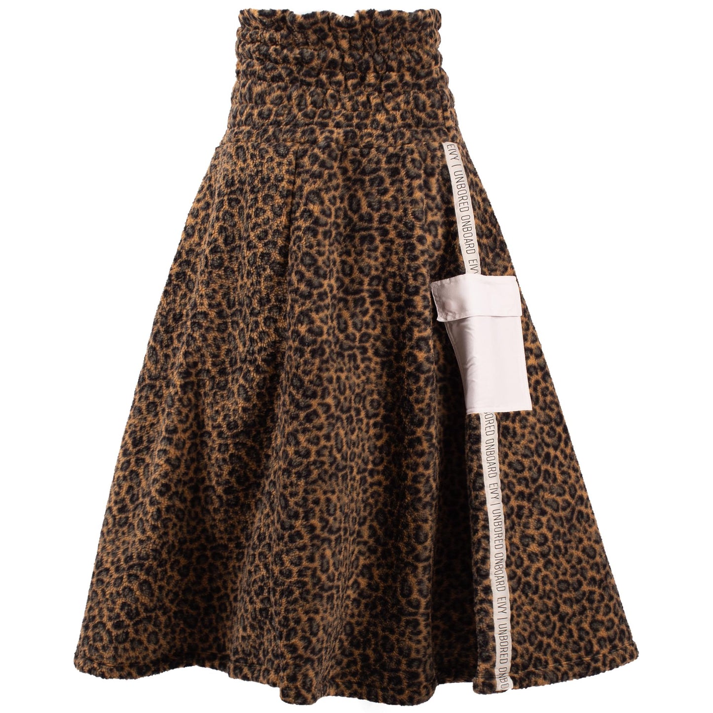 Eivy Valley Sherpa Skirt Leopard Damen Fleece Rock
