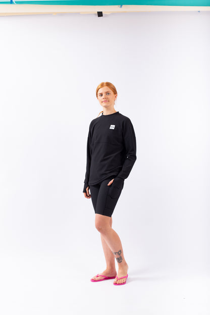 Eivy VENTURE RIB TOP Longsleeve Black Funktionsshirt Schwarz
