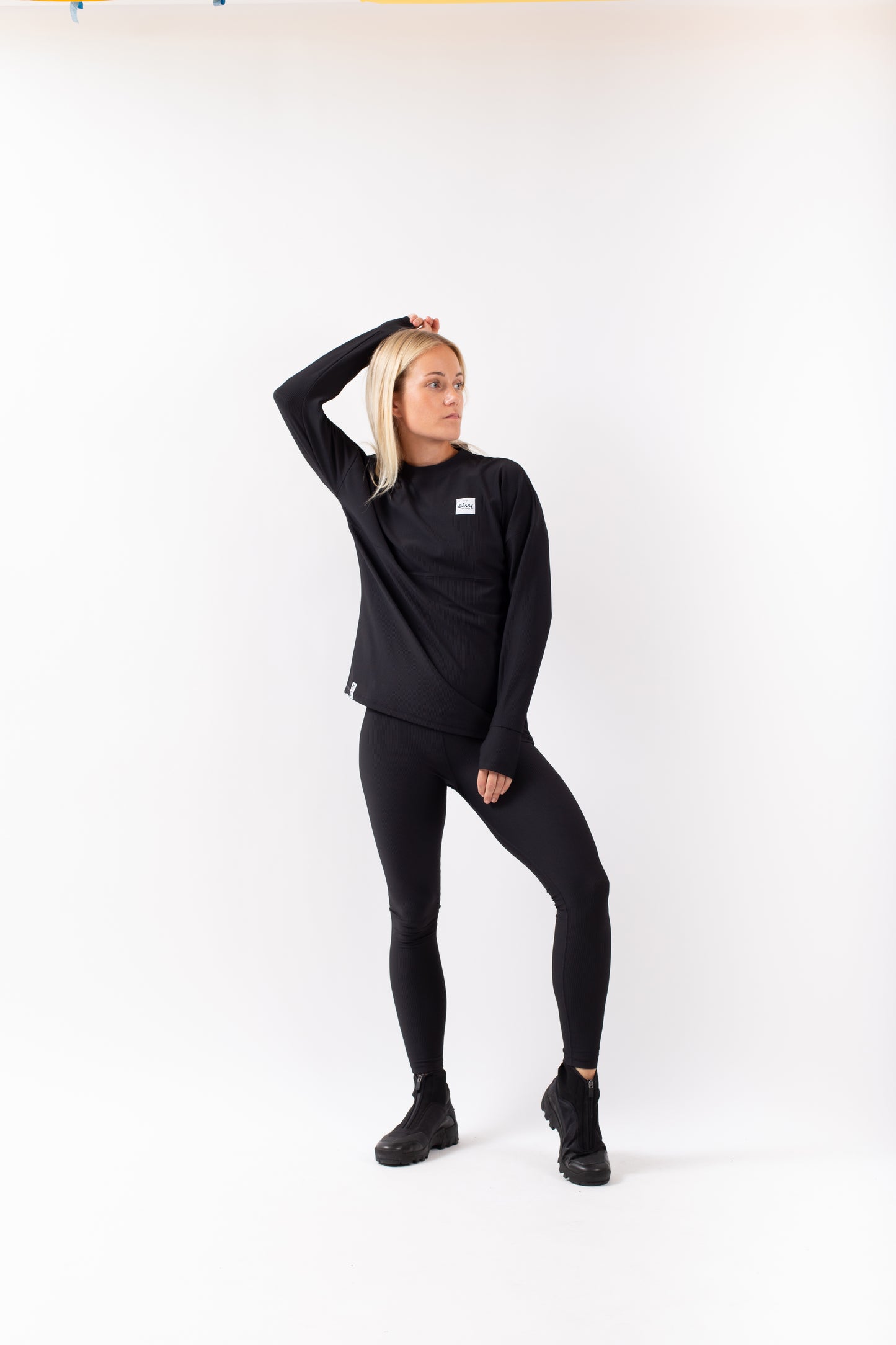 Eivy VENTURE RIB TOP Longsleeve Black Funktionsshirt Schwarz