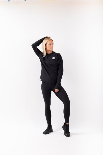 Eivy VENTURE RIB TOP Longsleeve Black Funktionsshirt Schwarz