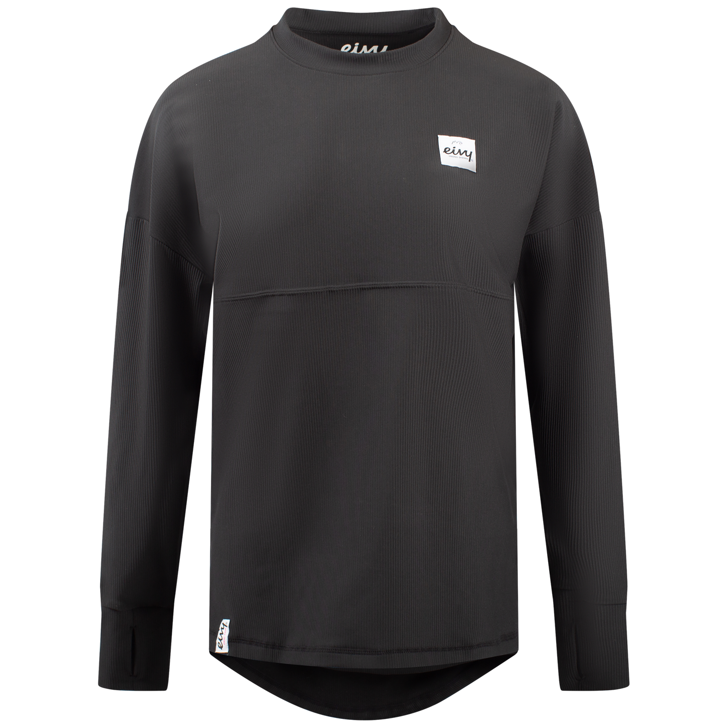 Eivy VENTURE RIB TOP Longsleeve Black Funktionsshirt Schwarz