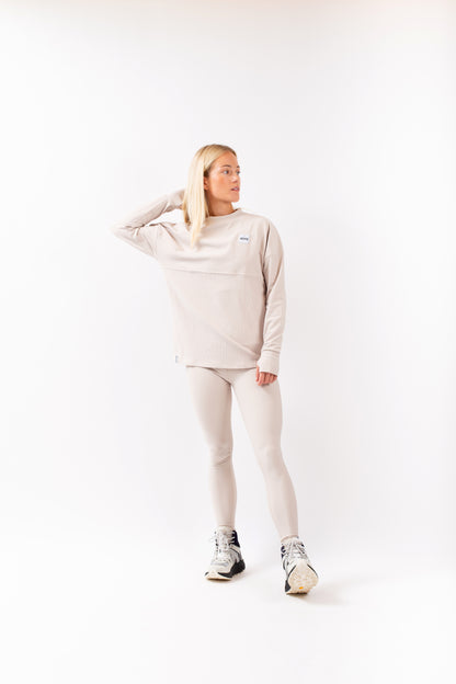 Eivy Venture Rib Top Faded Cloud langärmliges Funktionsshirt