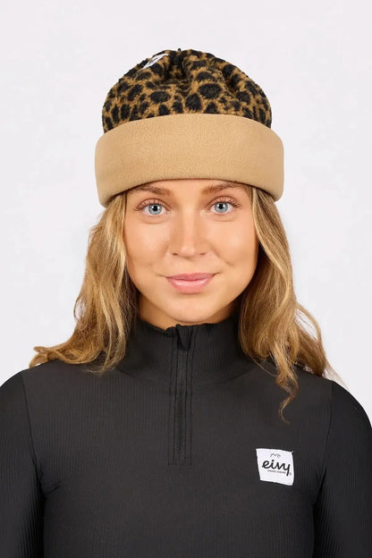 Eivy Beanie Sherpa Neckwarmer Damen-Halswärmer 2027 – Leopard