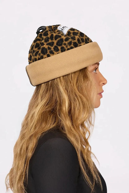 Eivy Beanie Sherpa Neckwarmer Damen-Halswärmer 2027 – Leopard