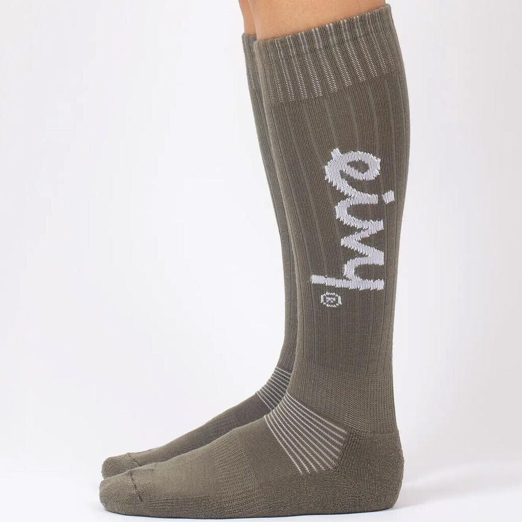 Eivy Rib Wool Socks – Olive