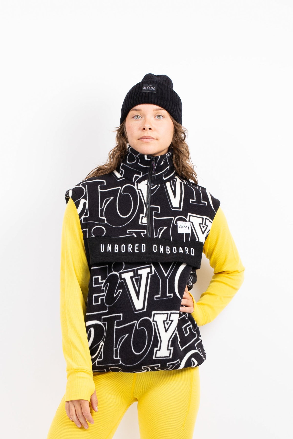 Eivy Ball Fleece Vest – Typo Black | 2026/27