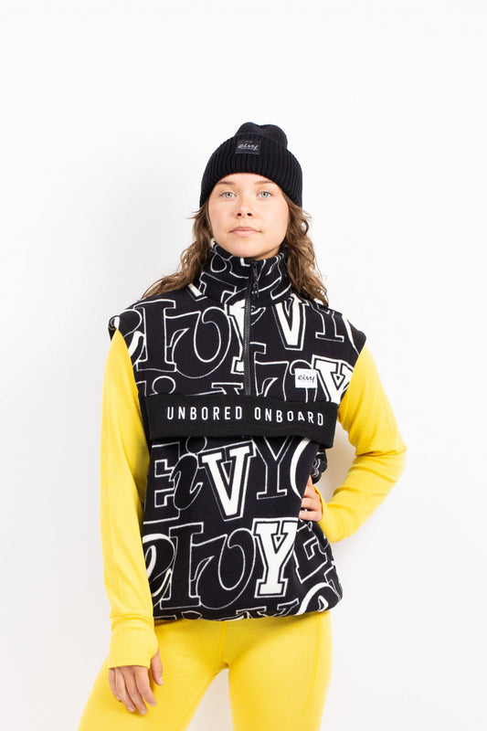 Eivy Ball Fleece Vest – Typo Black | 2026/27