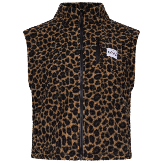 Eivy Boxy Sherpa Vest 2027 – Leopard