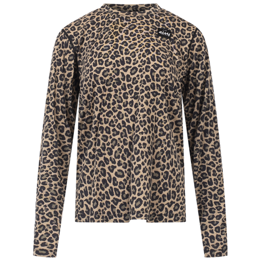 Eivy Loose Fit Merino Wool Top – Leopard | 2026/27