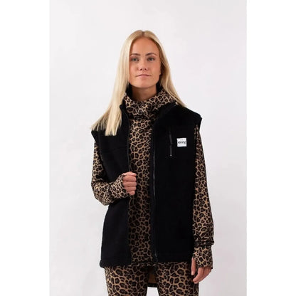 Eivy Lumberjackie Sherpa Vest Black Fleeceweste weiches Sherpa-Vlies-Nitrobags-Shop