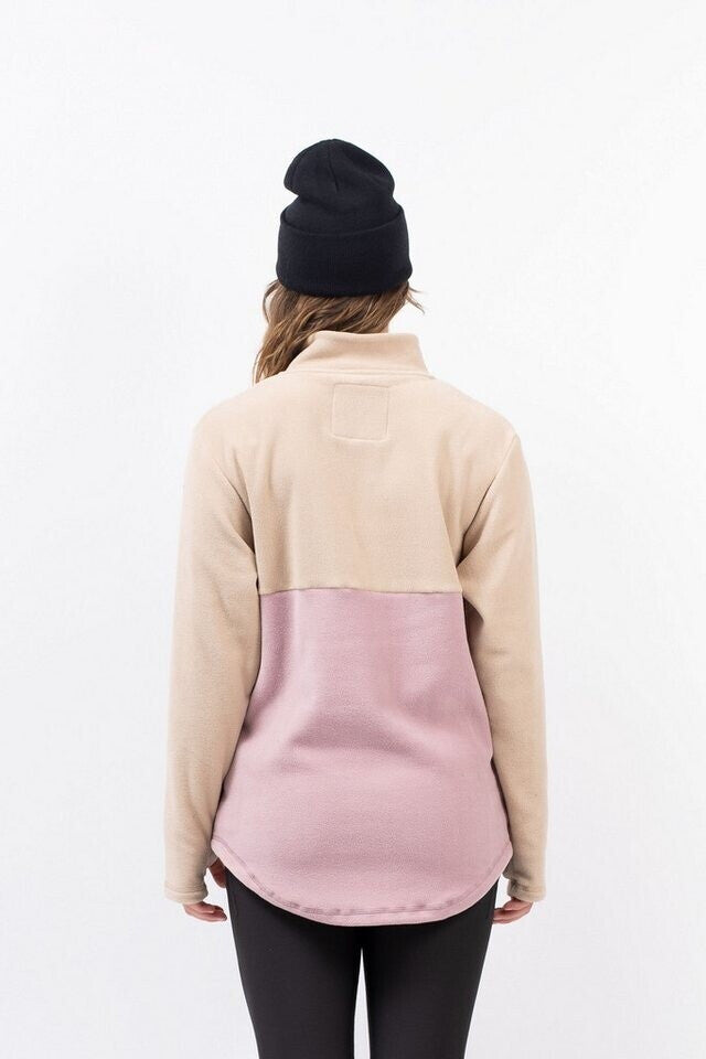 Eivy TECHLIGHT HALFZIP Fleece Sand Faded Woodrose Fleecepullover