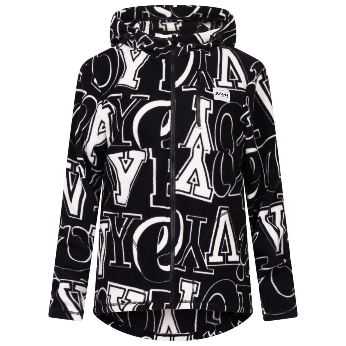 Eivy Techlight Ziphood Fleece 2027 – Typo Black