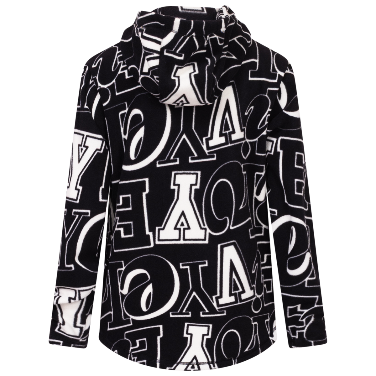Eivy Techlight Ziphood Fleece 2027 – Typo Black