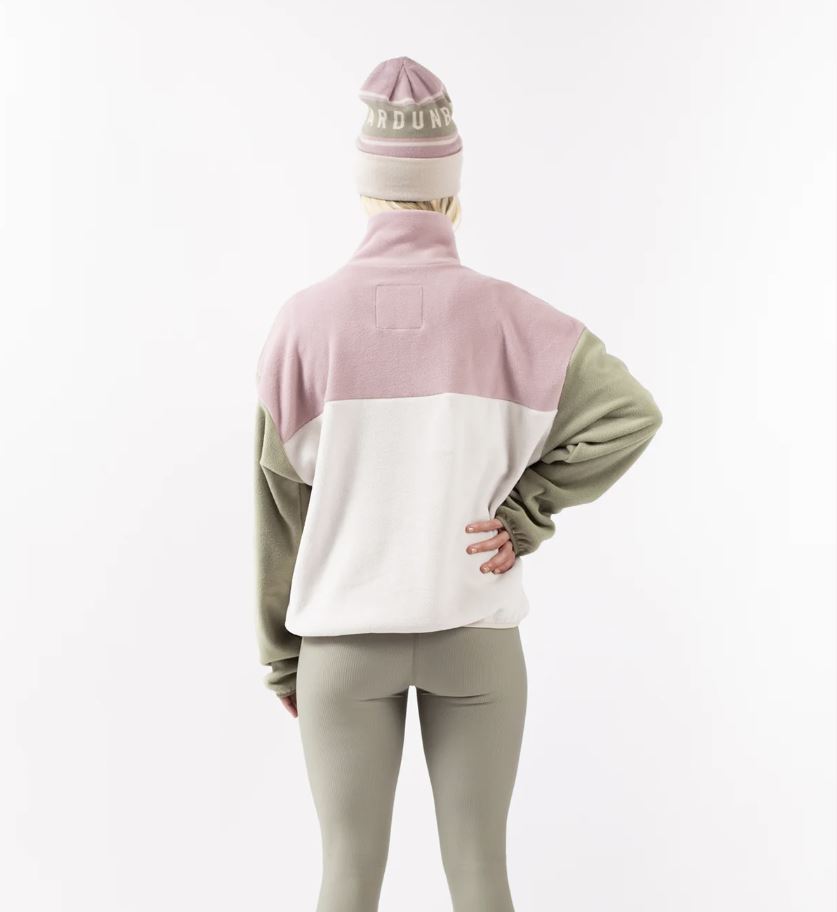 Eivy Ball Fleece Faded Blocks Damen Fleece Sweater Pulli