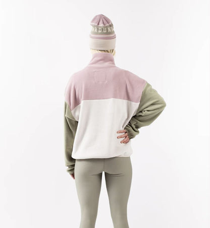 Eivy Ball Fleece Faded Blocks Damen Fleece Sweater Pulli