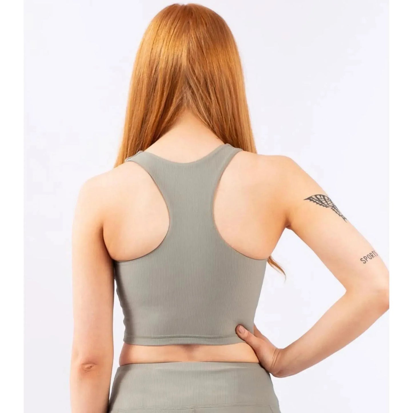 Eivy Cover Up Rib Top Faded Oak