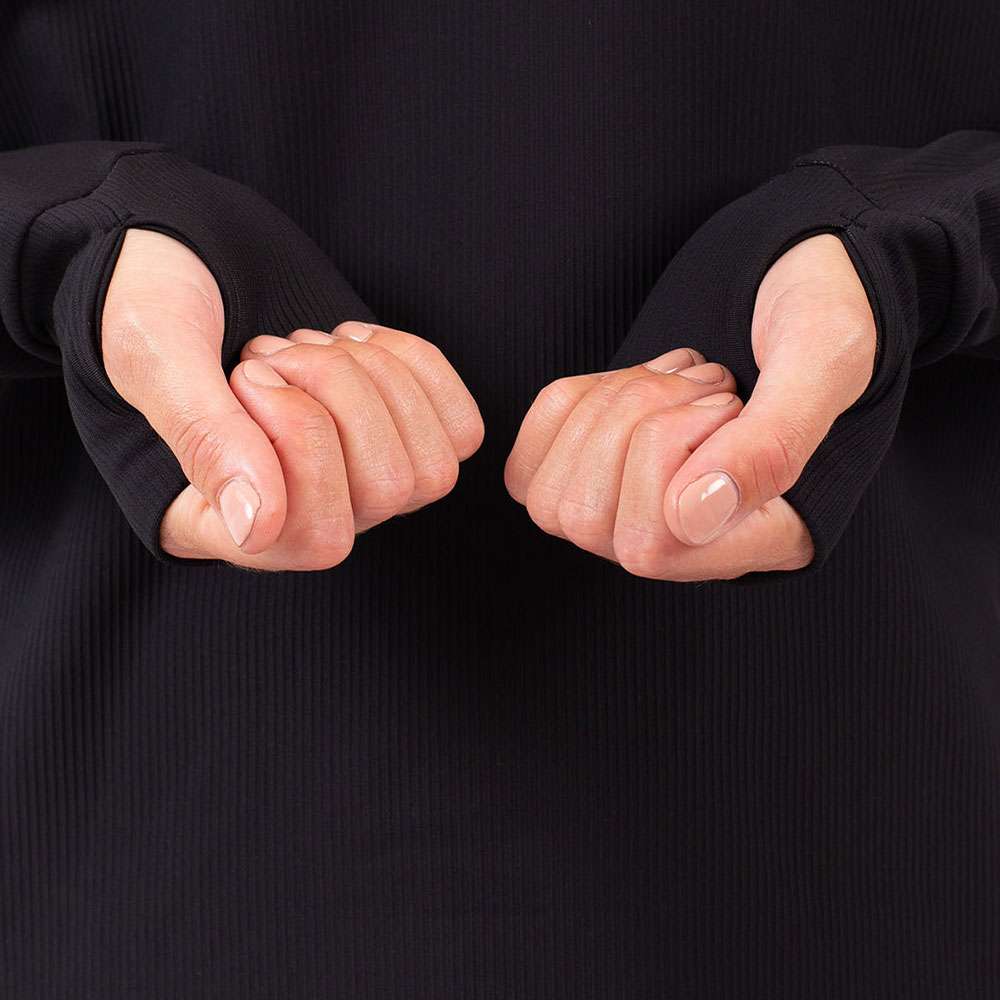 Eivy VENTURE RIB TOP Longsleeve Black Funktionsshirt Schwarz