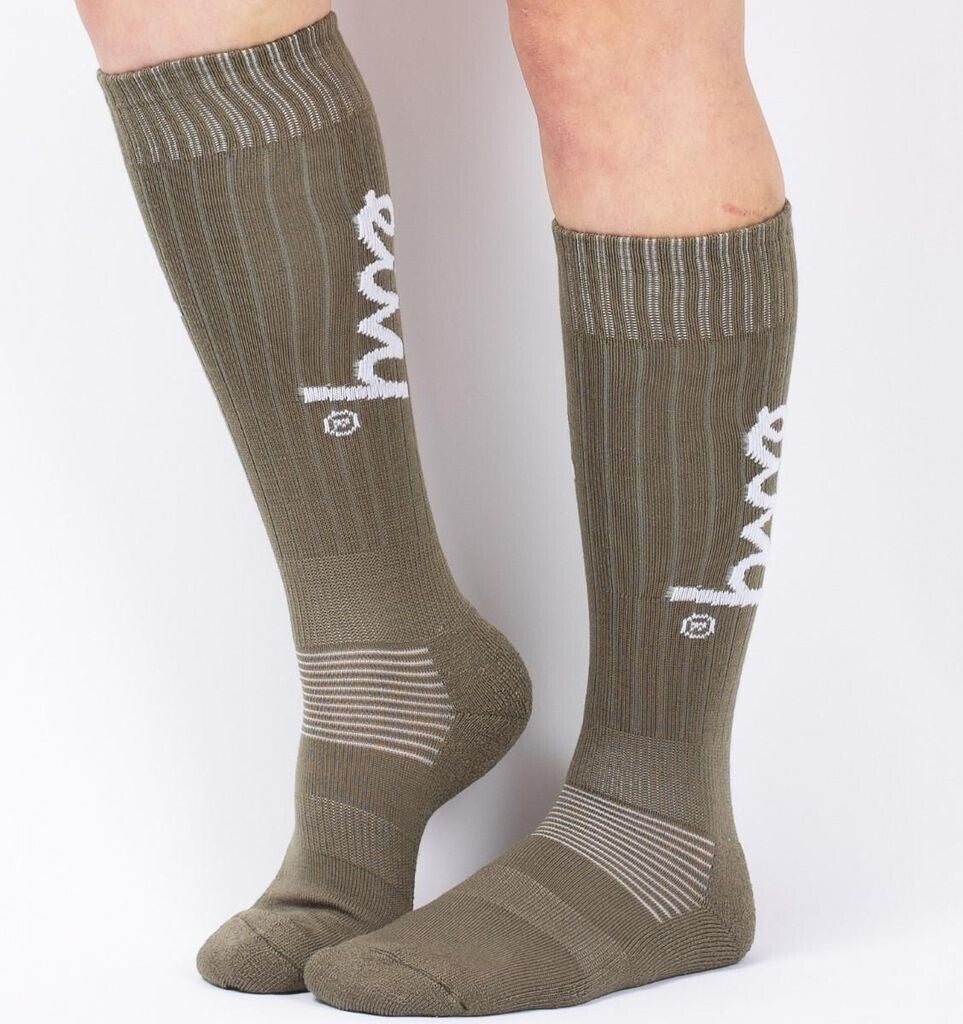 Eivy Rib Wool Socks – Olive
