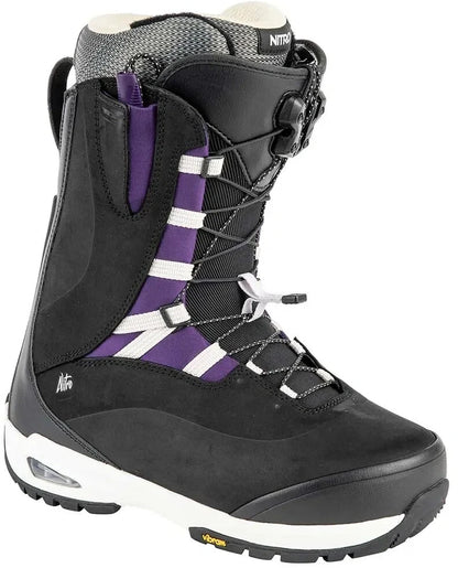 Nitro BIANCA TLS+ BOOT´25 DAMEN Snowboard Boots BLACK-PURPLE